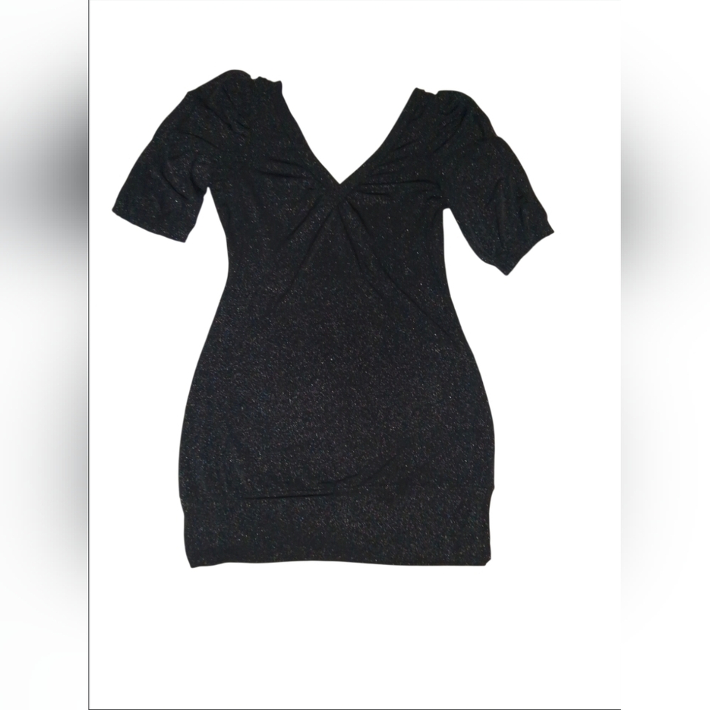 Guess Shimmering Black Mini Dress